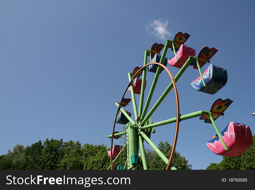 Ferris wheel in a park