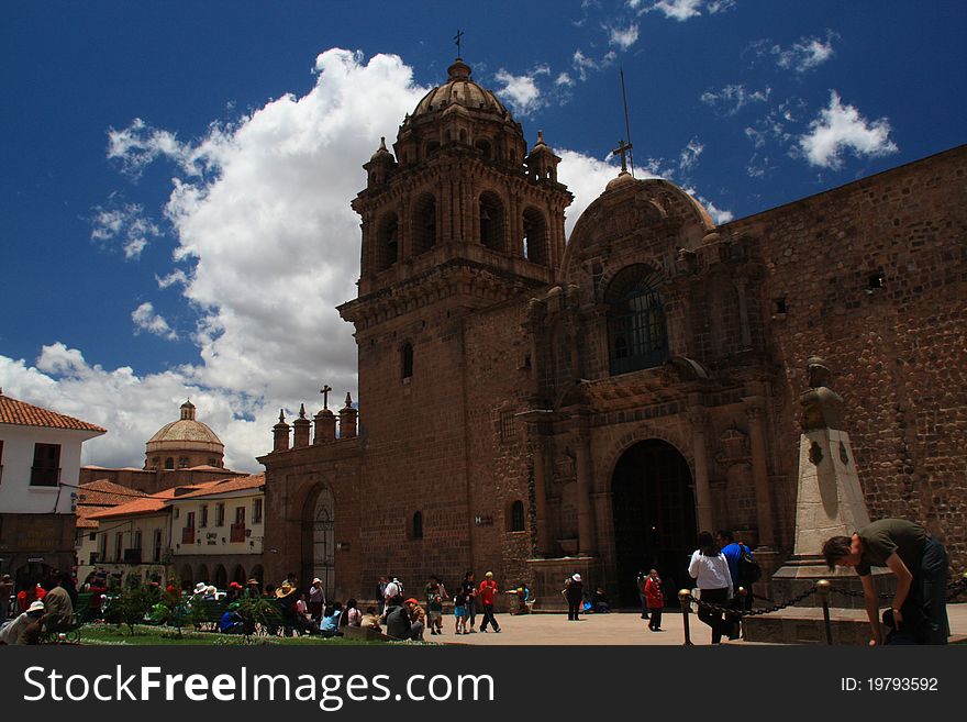 Catolic Cathedral in Cusco, Peru