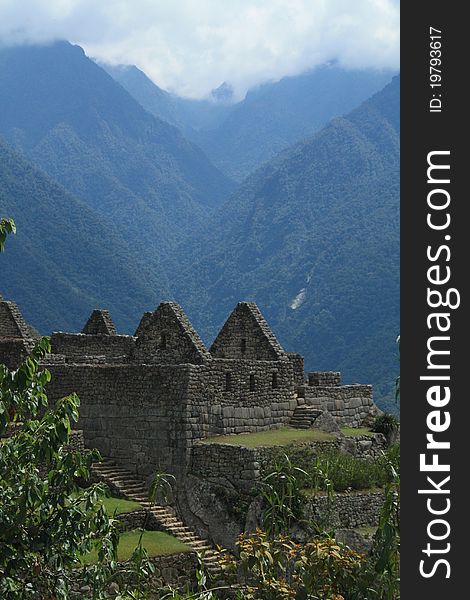 Ancient Incas Machu Picchu town which was lost for many centuries and was found in the start of 20 century. Ancient Incas Machu Picchu town which was lost for many centuries and was found in the start of 20 century.