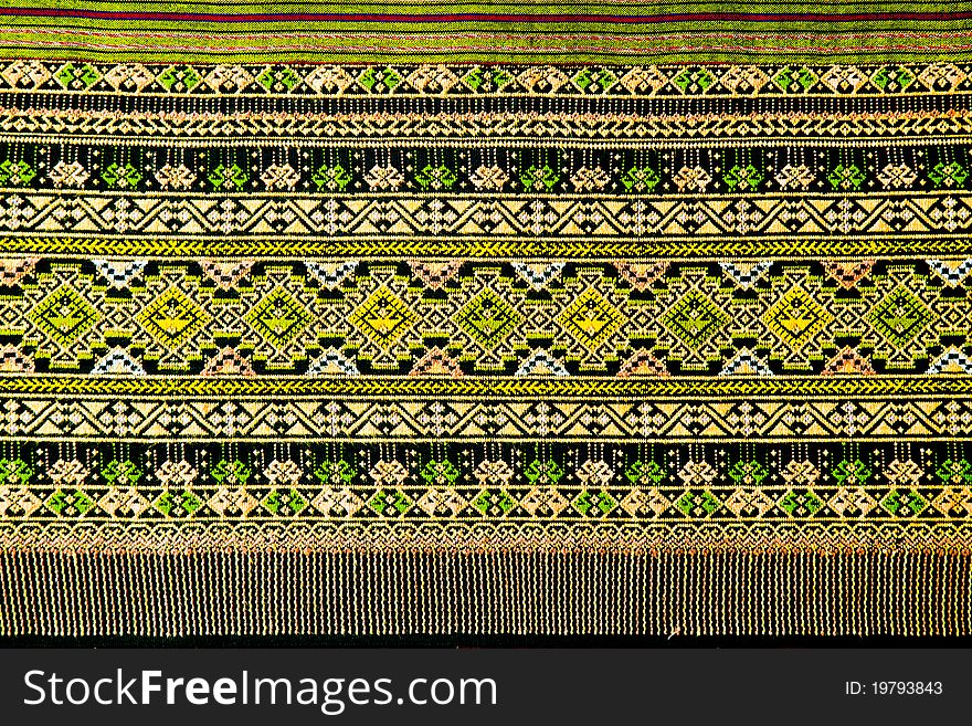 Ancient thai woven cloth, pattern1