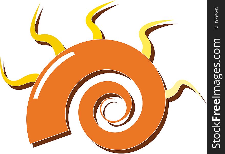 Orange Spiral