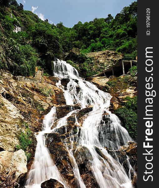 Bac Waterfall in Sapa, Vietnam