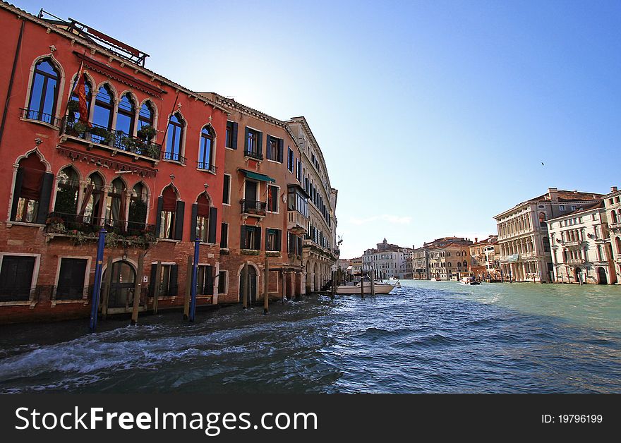 Grand Canal in Venice Italy. Grand Canal in Venice Italy