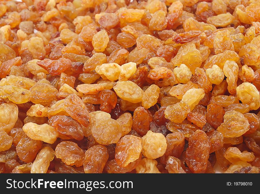 Raisins, dried grapes, close-up. Raisins, dried grapes, close-up