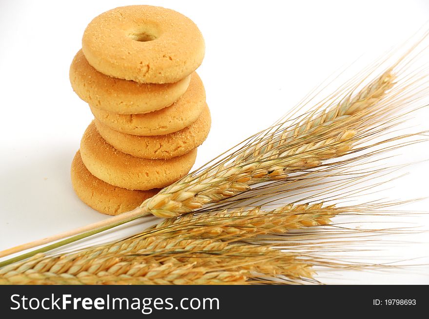 Biscuits and ear photographed in gallarate. Biscuits and ear photographed in gallarate