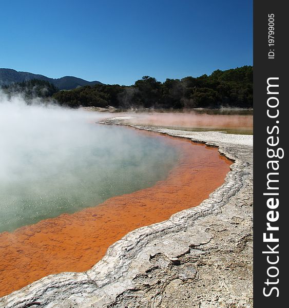 Champagne pool, Waiotapu thermal area, New Zealand