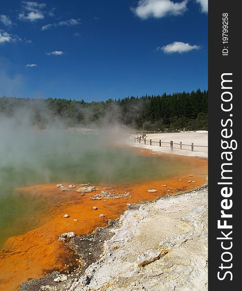 Champagne pool, Waiotapu thermal area, New Zealand