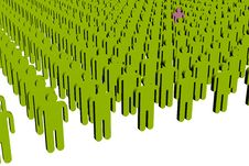 Odd One Out Royalty Free Stock Photography Odd One Out Royalty Free Stock Photography