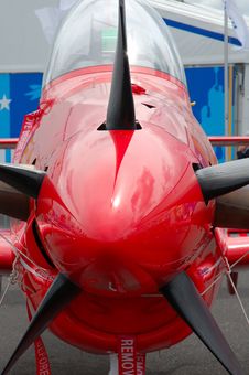 Red Plane Royalty Free Stock Photo