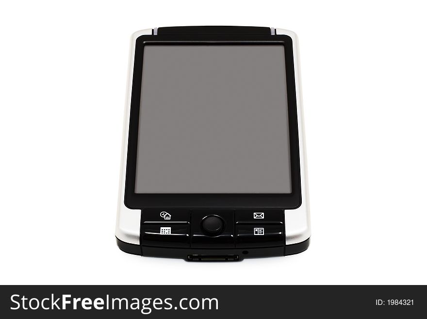 Thin Mobile PC (isolated on white)