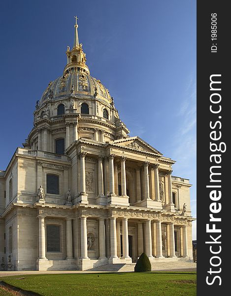 The church at the Invalides. The church at the Invalides