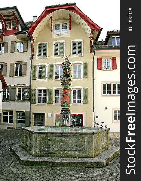 Old city of Aarau. Switzerland. Old city of Aarau. Switzerland