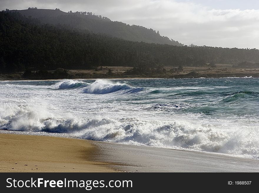 A beach in carmel california