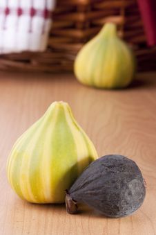 Ripe Fruits Of A Fig Royalty Free Stock Photo Ripe Fruits Of A Fig Royalty Free Stock Photo