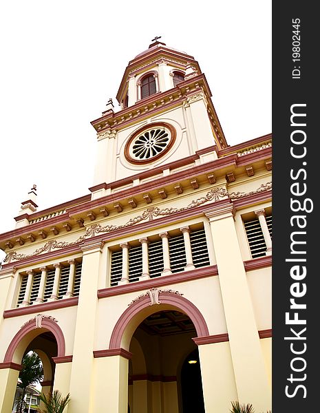 Santa Cruz Portuguese Church in Bangkok, thailand. Santa Cruz Portuguese Church in Bangkok, thailand