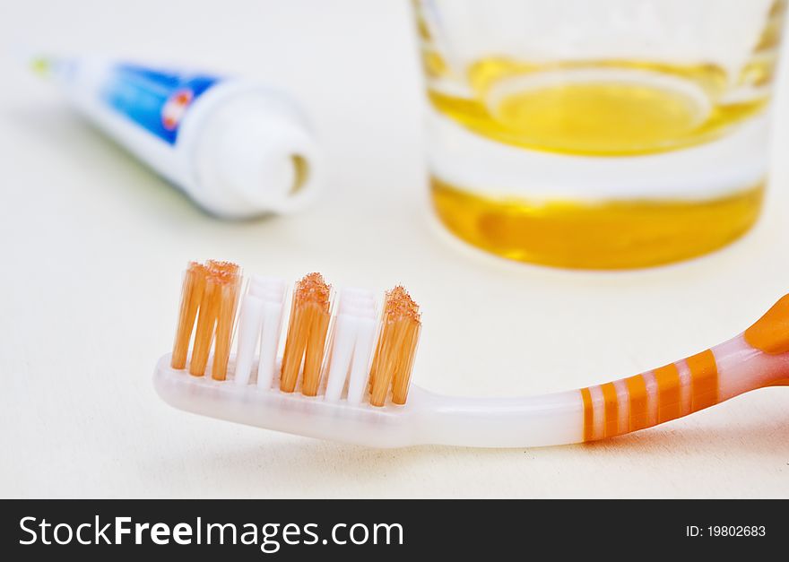 Amazing photo of a toothbrush in white background. Amazing photo of a toothbrush in white background