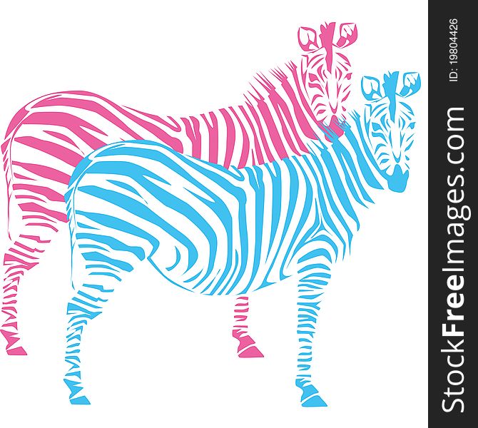 Drawing Of A Zebra