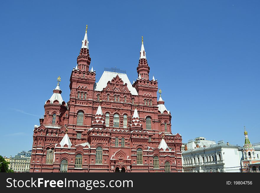 Historical Museum on Red Square, Moscow Kremlin