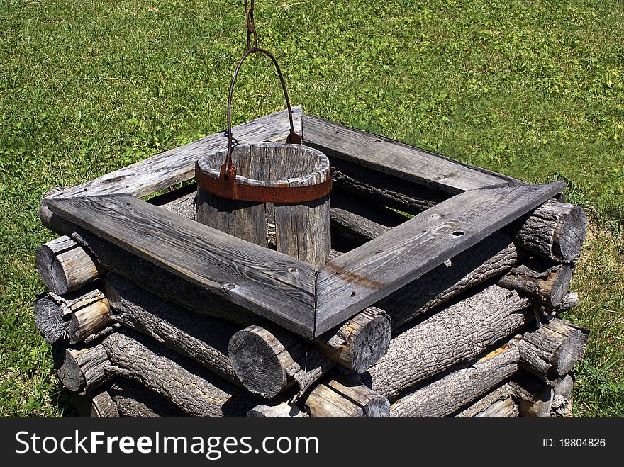 An old well.