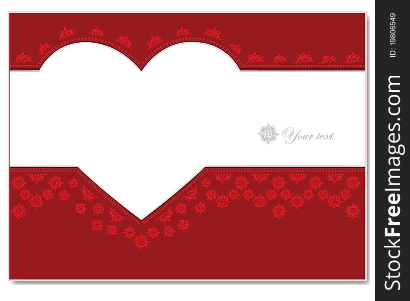 Ornament Card With Heart