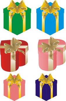 Gift Boxes Royalty Free Stock Images Gift Boxes Royalty Free Stock Images