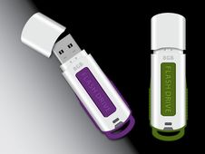 Vector USB Flash Drive Stock Photos Vector USB Flash Drive Stock Photos