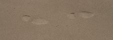 Shoe Prints In Sand Royalty Free Stock Photo Shoe Prints In Sand Royalty Free Stock Photo