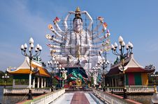 Guan Yin In Thai Temple Stock Photo Guan Yin In Thai Temple Stock Photo