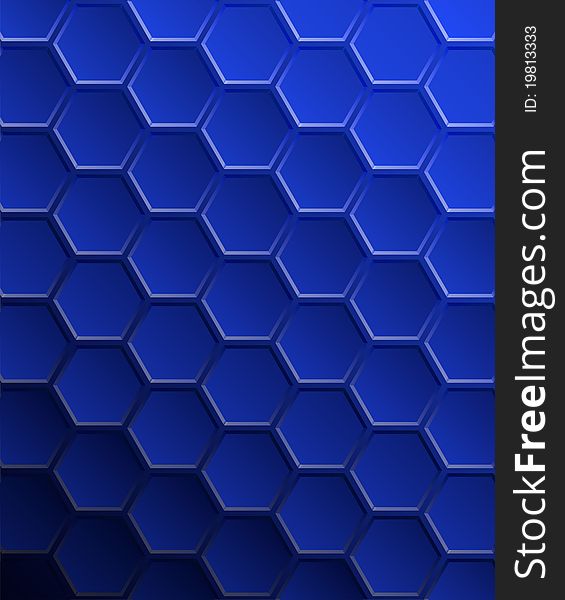 Background Of Hexagons.