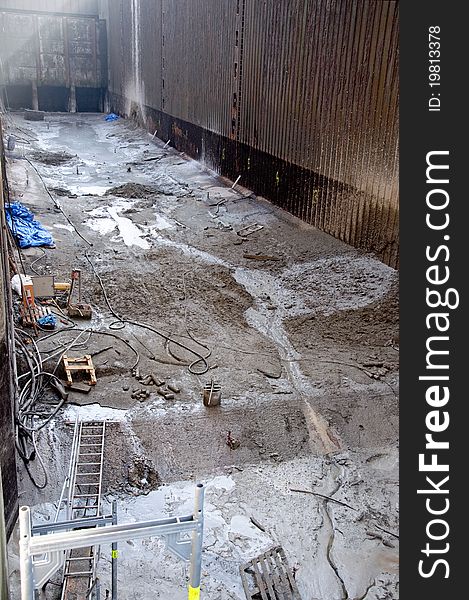 Photo of dry dock during renovation