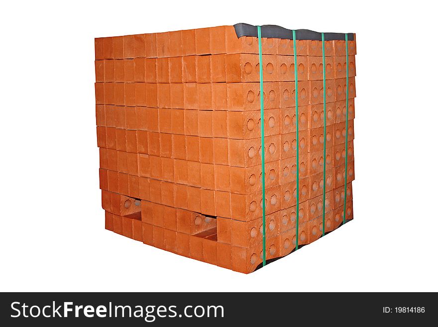 A Large Pack of Extruded Wirecut House Bricks.