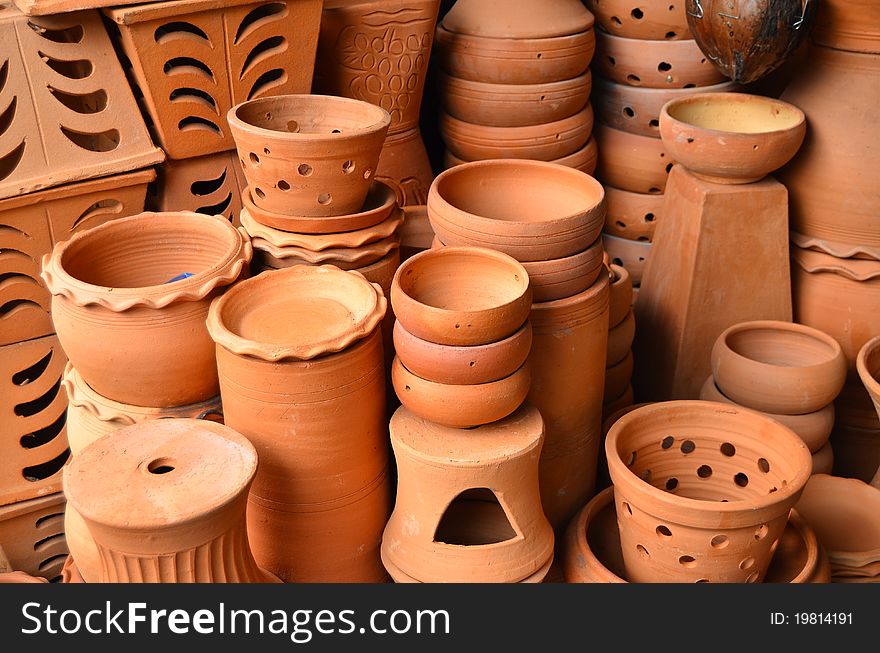 Brown Ceramic Pottery