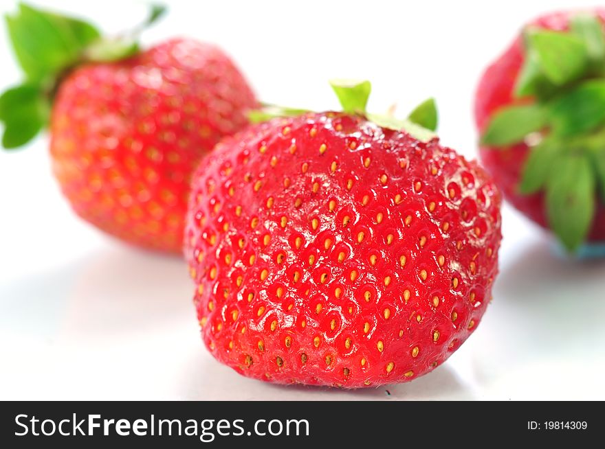 Close Up Of A  Strawberry