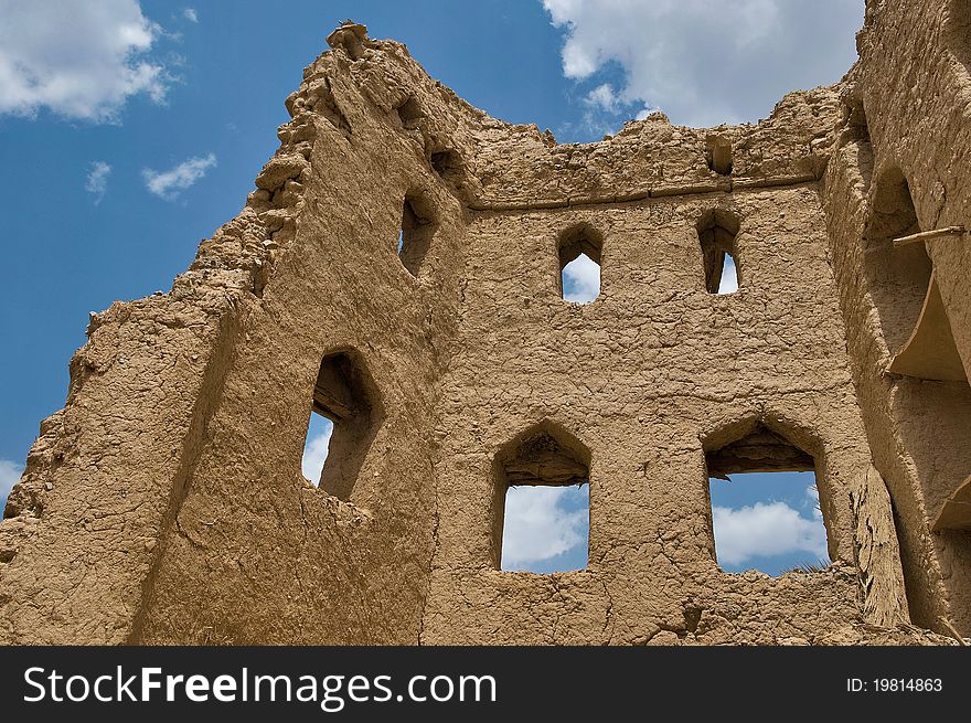 An old house in Izki, Oman. An old house in Izki, Oman