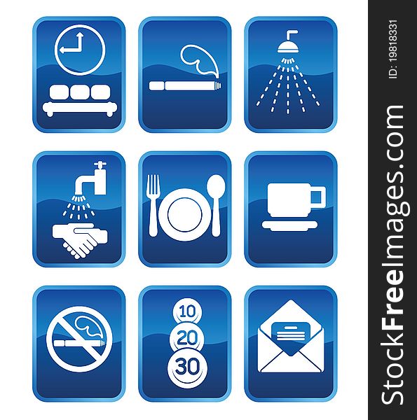 Set of icons and icons with symbols of services (05). Set of icons and icons with symbols of services (05)