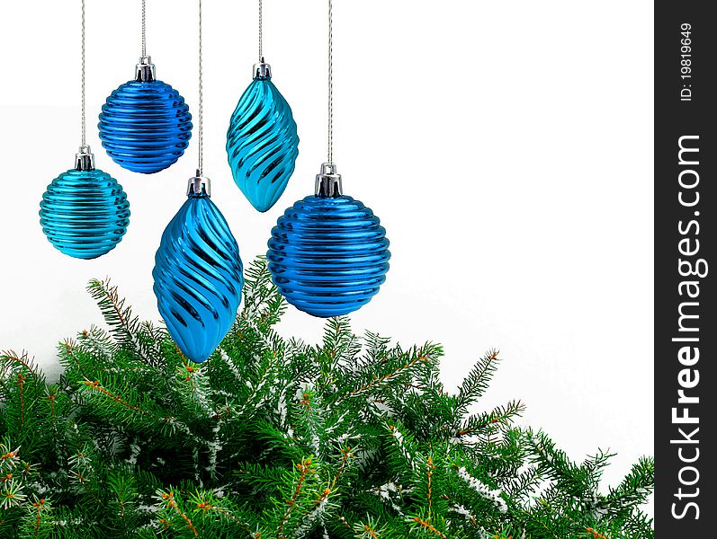 Blue Christmas Decoration