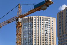 Construction Crane. Royalty Free Stock Photography Construction Crane. Royalty Free Stock Photography