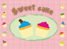 Sweet Cupcakes Royalty Free Stock Image Sweet Cupcakes Royalty Free Stock Image