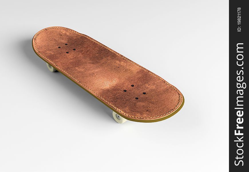 Skateboard isolated on white background