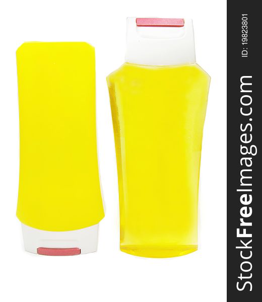 Two Shampoo Bottles