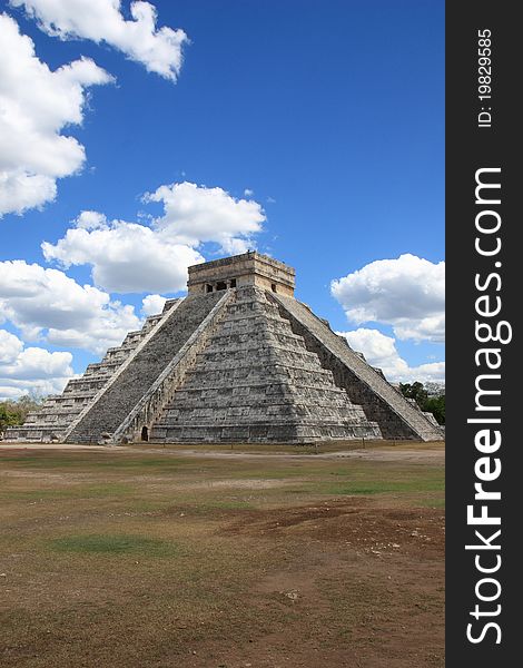 The Mayan pyramid in Chichen Itza, Mexico. The Mayan pyramid in Chichen Itza, Mexico.
