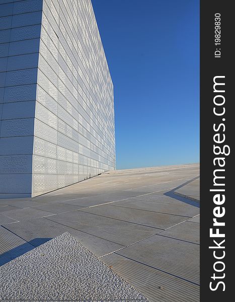 The world famous architectural highlight - the Oslo Opera. The world famous architectural highlight - the Oslo Opera