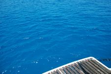 Dark  Blue Cretan   Sea Royalty Free Stock Photos