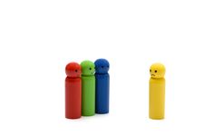 Wooden Little Men Royalty Free Stock Images Wooden Little Men Royalty Free Stock Images