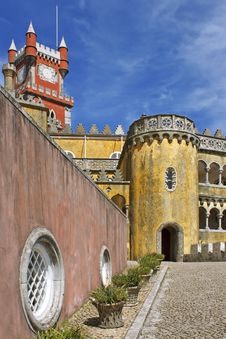 Pena, Colorful Palace Royalty Free Stock Image Pena, Colorful Palace Royalty Free Stock Image