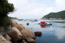 Fishing Village Harbor Royalty Free Stock Images Fishing Village Harbor Royalty Free Stock Images
