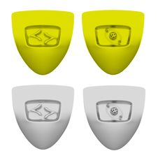 Set Of Security Shield Concepts Stock Image