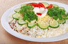 Salad With Eggs 3 Stock Photo Salad With Eggs 3 Stock Photo