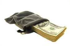 Bag Of Money Stock Photography