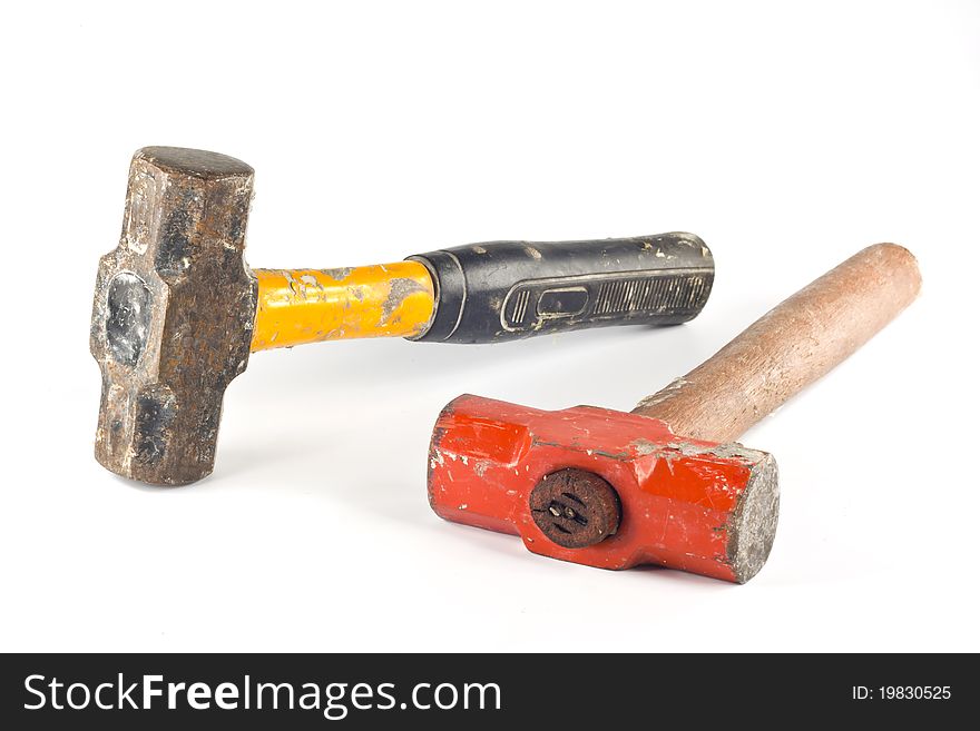 Sledgehammers  isolated on white background